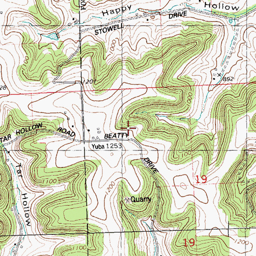 Topographic Map of Highview Farm, WI