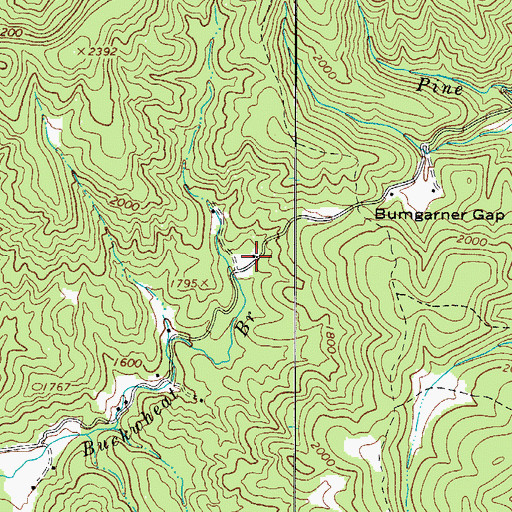 Topographic Map of Lester (historical), NC