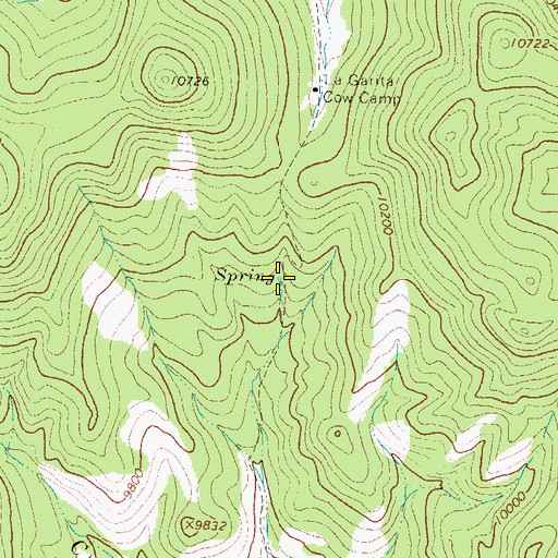 Topographic Map of High Spring, CO