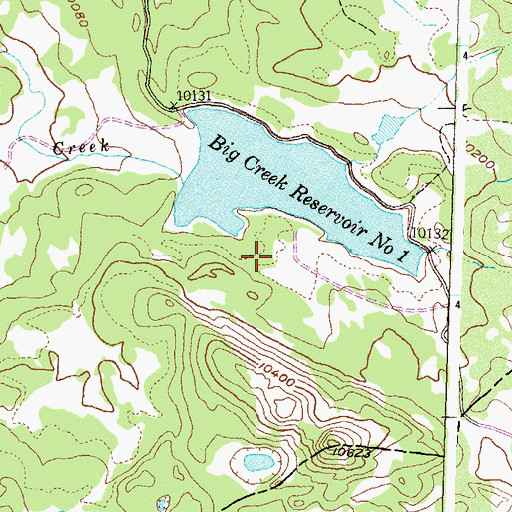Topographic Map of Big Creek Campground, CO