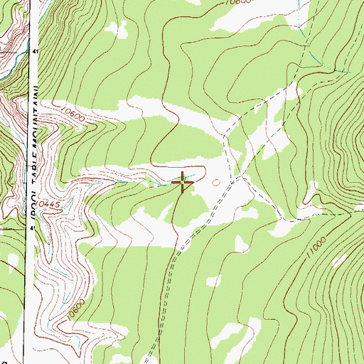 Topographic Map of Hansons Mill, CO