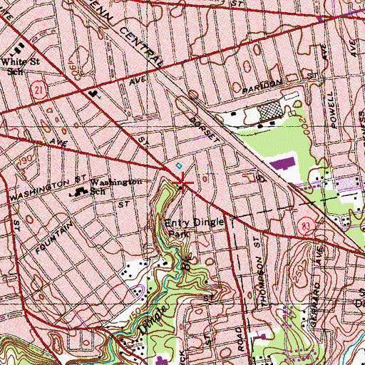 Topographic Map of Christadelphian Chapel, MA