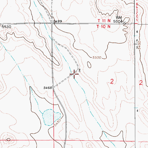Topographic Map of Allenbaw Windmill, CO