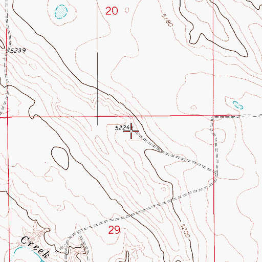 Topographic Map of Headgate Windmill, CO