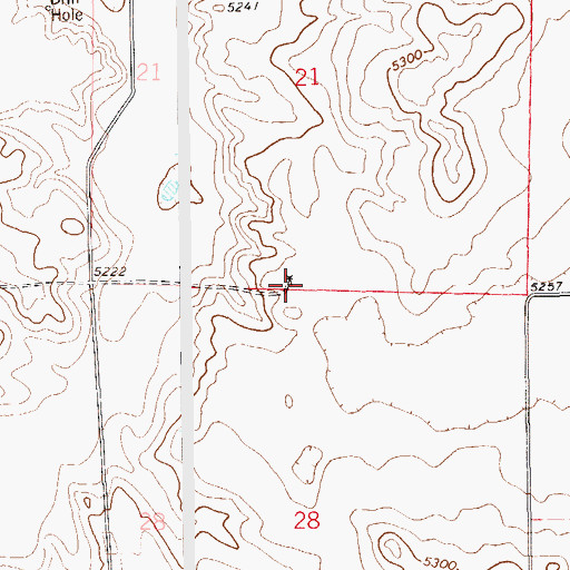 Topographic Map of Youngland Windmill, CO