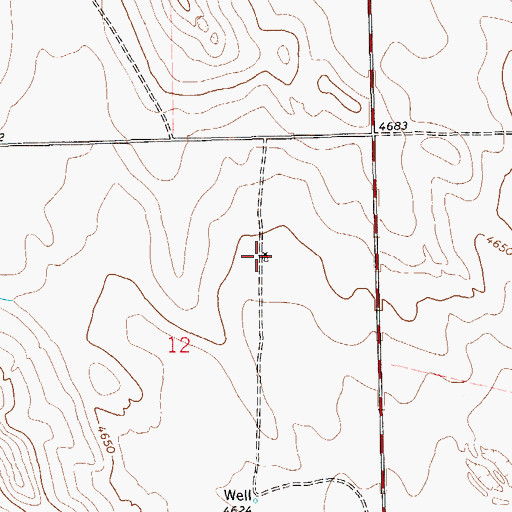 Topographic Map of Monlux Windmill, CO