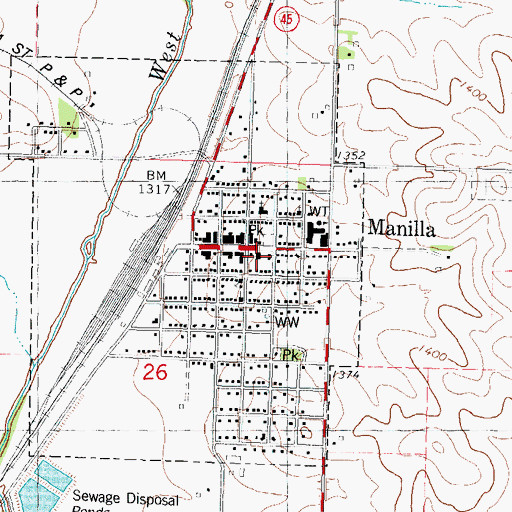 Manilla Memorial Hall, IA