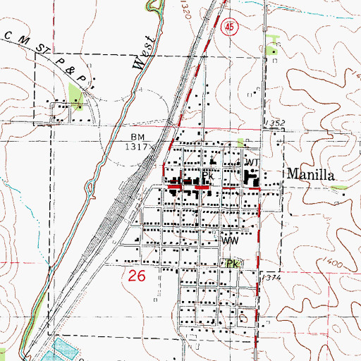 Manilla Post Office, IA