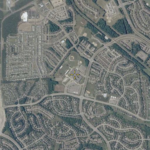 Aerial/Satellite Image of Stone Bridge High School, VA