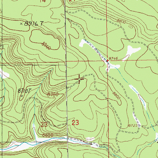 Topographic Map of Morrison Tank, NM