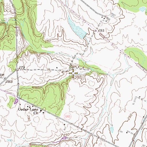 Topographic Map of Alder Lake, VA