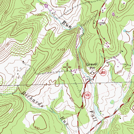 Topographic Map of North Mountain Neighborhood Park, VA