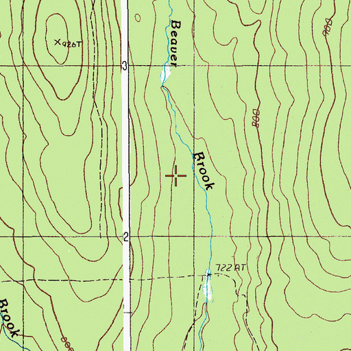 Topographic Map of T14 R5 WELS, ME