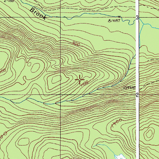 Topographic Map of T15 R8 WELS, ME