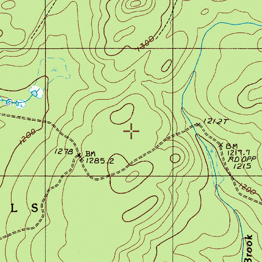 Topographic Map of T15 R10 WELS, ME