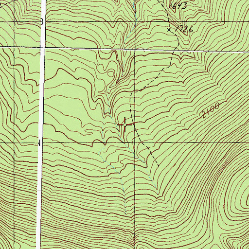 Topographic Map of Andover West Surplus Township, ME