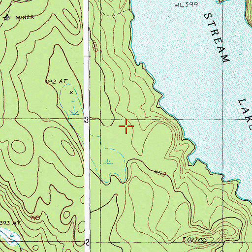 Topographic Map of T1 R6 WELS, ME