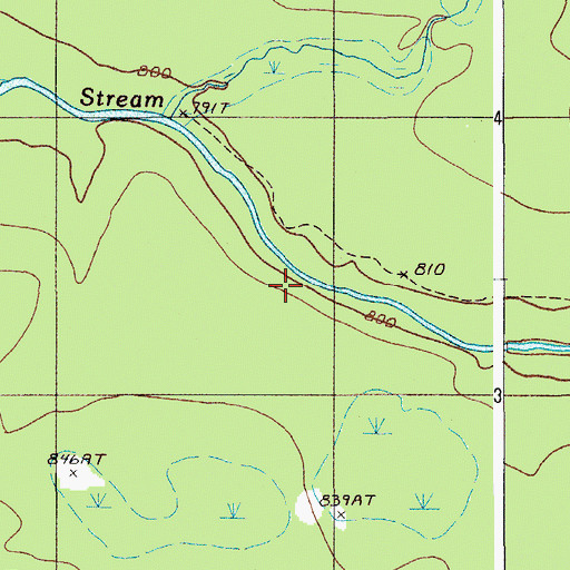 Topographic Map of T8 R9 WELS, ME