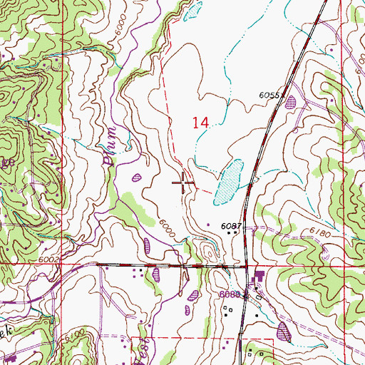 Topographic Map of Stevens Number 2 and 3 Dam, CO