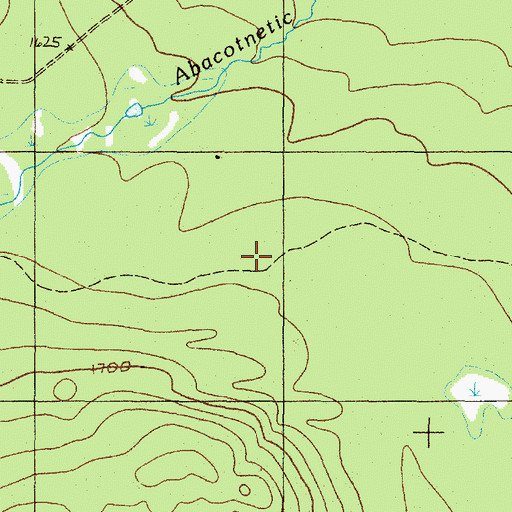 Topographic Map of T6 R18 WELS, ME