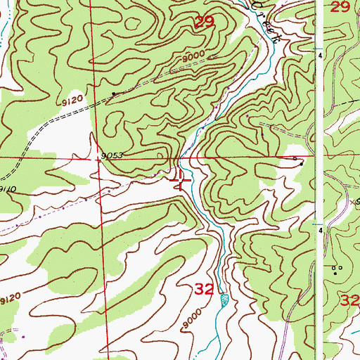 Topographic Map of Sudholt Number 1 Dam, CO