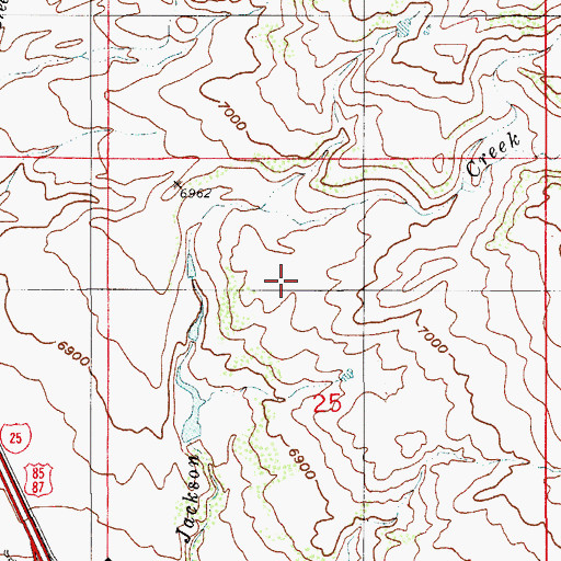 Topographic Map of Bear Creek Elementary School, CO
