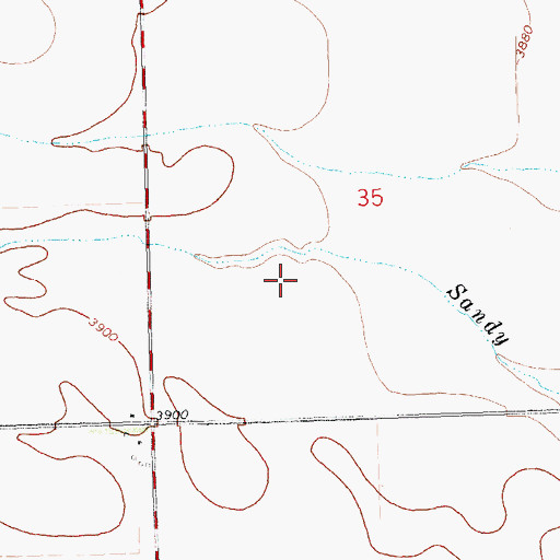 Topographic Map of Frenchman Creek Reservoir, CO