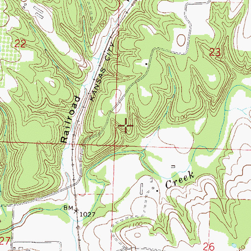 Topographic Map of Township 11, AR