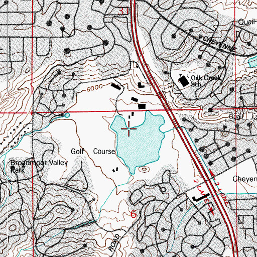 Topographic Map of Curr Dam, CO