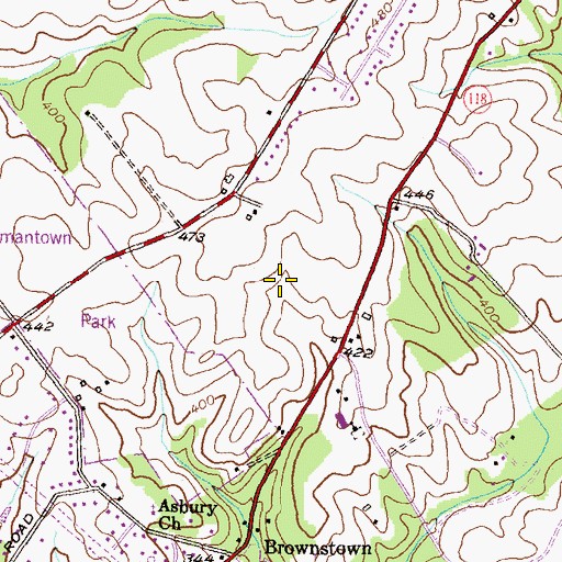 Topographic Map of Spark M Matsunaga Elementary School, MD
