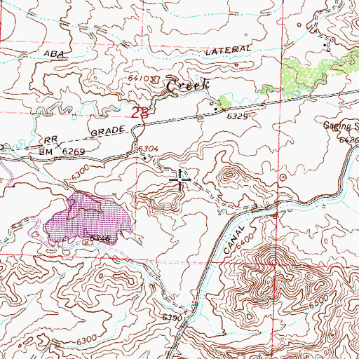 Topographic Map of Fairview Dam, CO