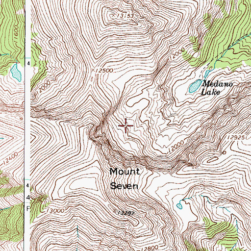 Topographic Map of McKinley Clay Dam, CO