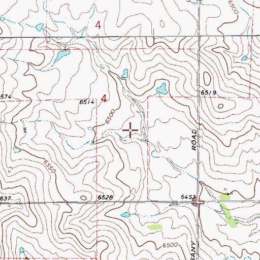 Topographic Map of Lemesany Detention Number 2 Reservoir, CO