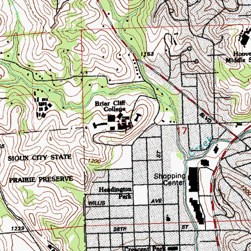 Topographic Map of Our Lady of Grace Chapel, IA