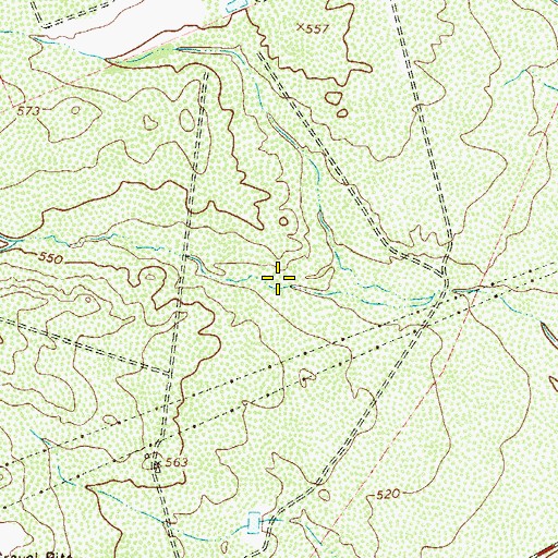 Topographic Map of Chacon Spring, TX