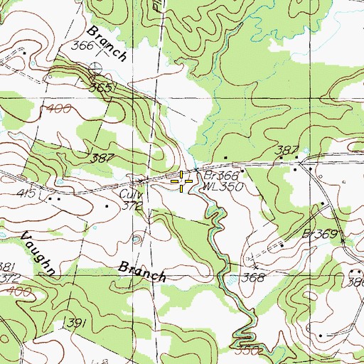 Topographic Map of Stockman Spring, TX