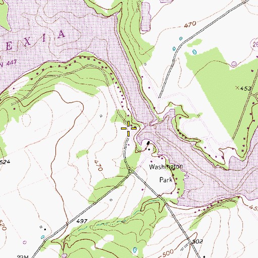 Topographic Map of Comanche Spring, TX