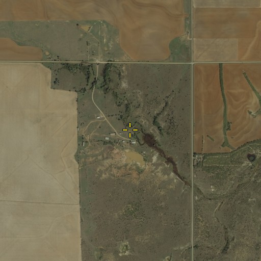 Aerial/Satellite Image of Fancher Spring, TX