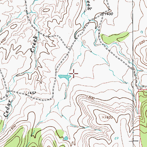 Topographic Map of Sultemeier Springs, TX