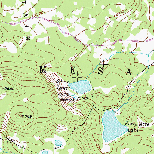 Topographic Map of Big Creek Number 5 Dam, CO