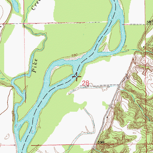 Topographic Map of Schmeltzer Cemetery, IA