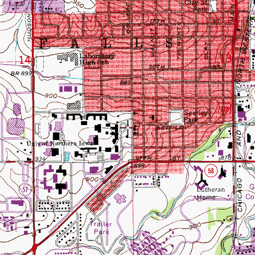 Topographic Map of Center for Multicultural Education, IA