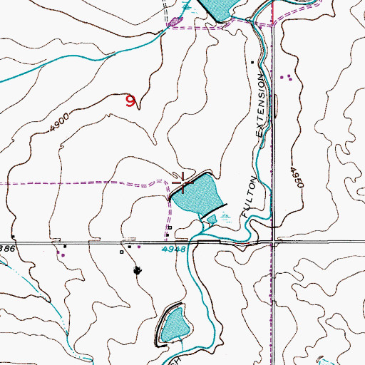 Topographic Map of Twombley Dam, CO