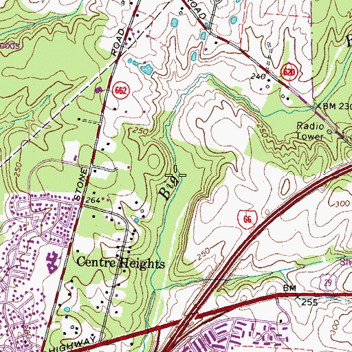 Topographic Map of Virginia Chase County Park, VA