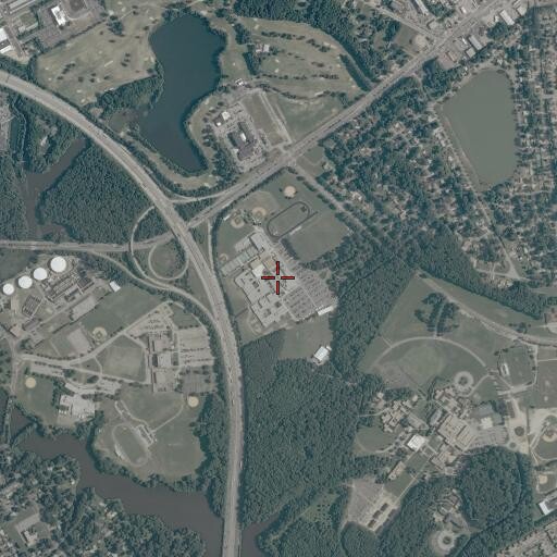 Aerial/Satellite Image of Norfolk Academy, VA