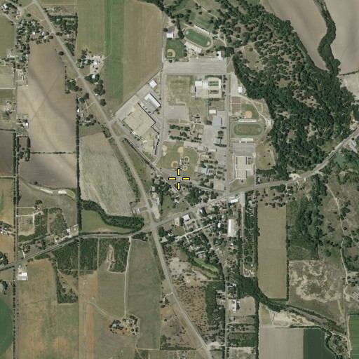 Aerial/Satellite Image of Elm Creek Elementary School, TX