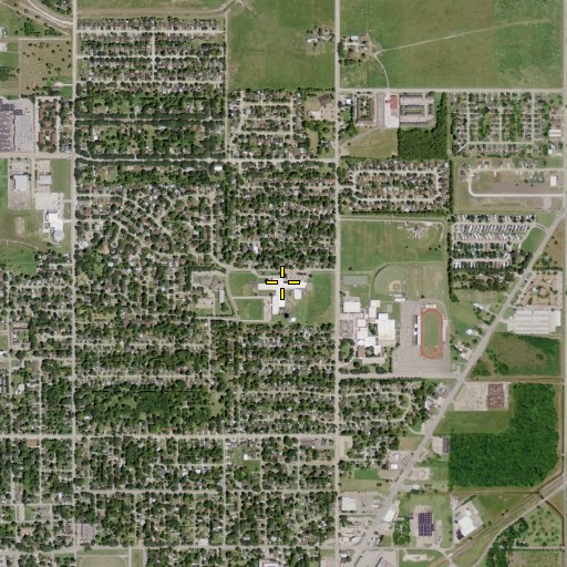Aerial/Satellite Image of Northside Elementary School, TX