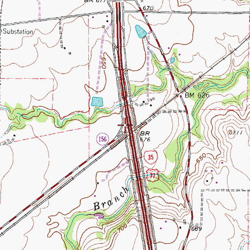 Topographic Map of Clear Creek Intermediate School, TX
