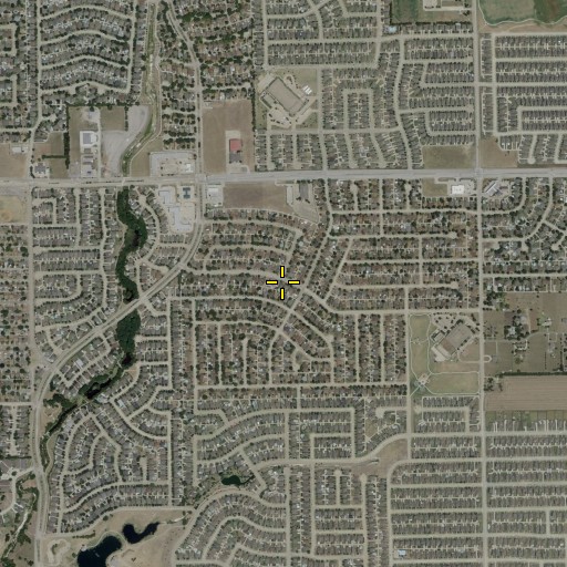 Aerial/Satellite Image of Alvis C Story Elementary School, TX