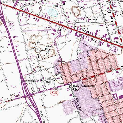 Topographic Map of Noel Elementary Magnet School, TX